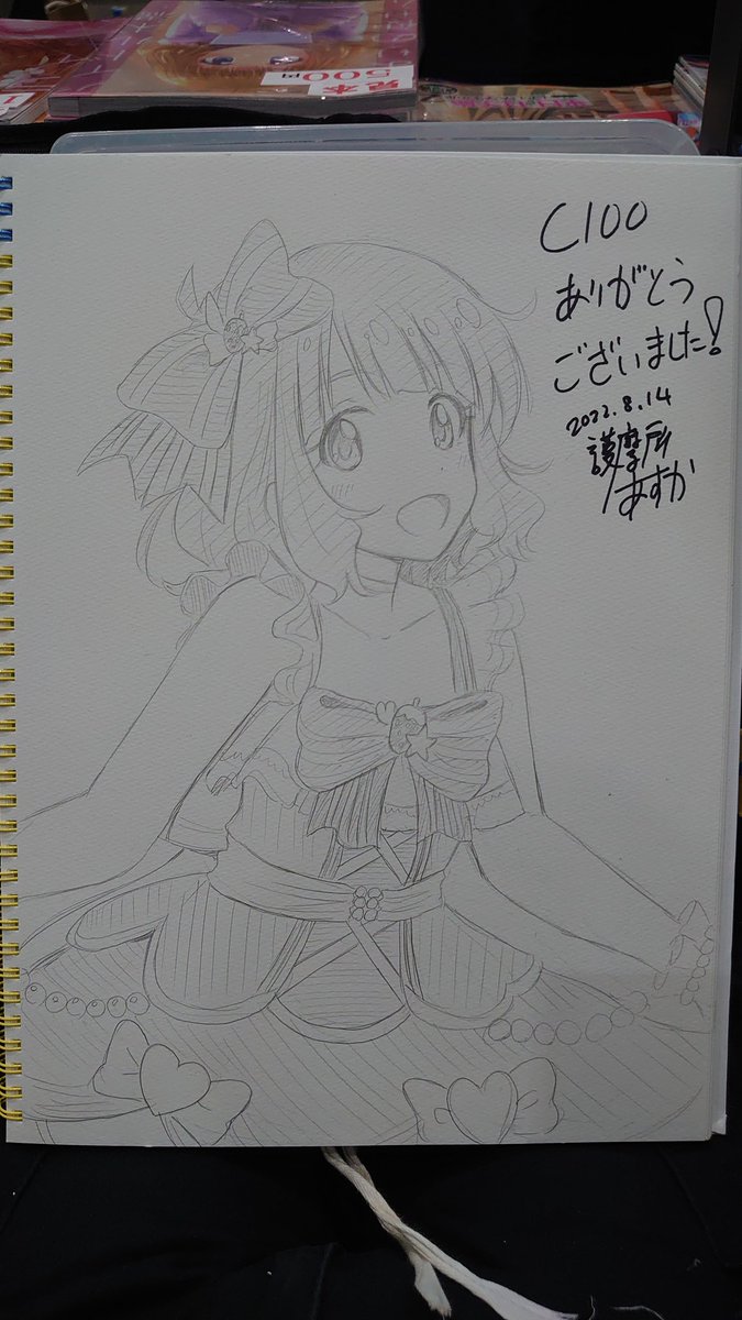 スケブご依頼ありがとうございました!なんでも描くよと宣言したけどなんだかんだ変な無茶振りはなく楽しめました😌 