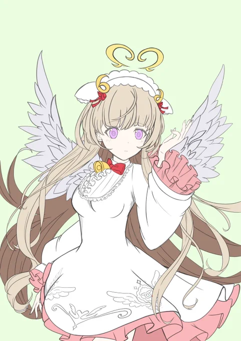 お蔵入りしていたヴィレータちゃん(●∀)水着ヴィレータちゃんがいい反響だったのでwwとりあえず掘り起こしてラフ仕上げてベタ塗りだけしてみました(人 •͈ᴗ•͈)全体的に荒いのでこのまま進めるか線画を描き起こすか迷いどころ(^～^;)ゞ 