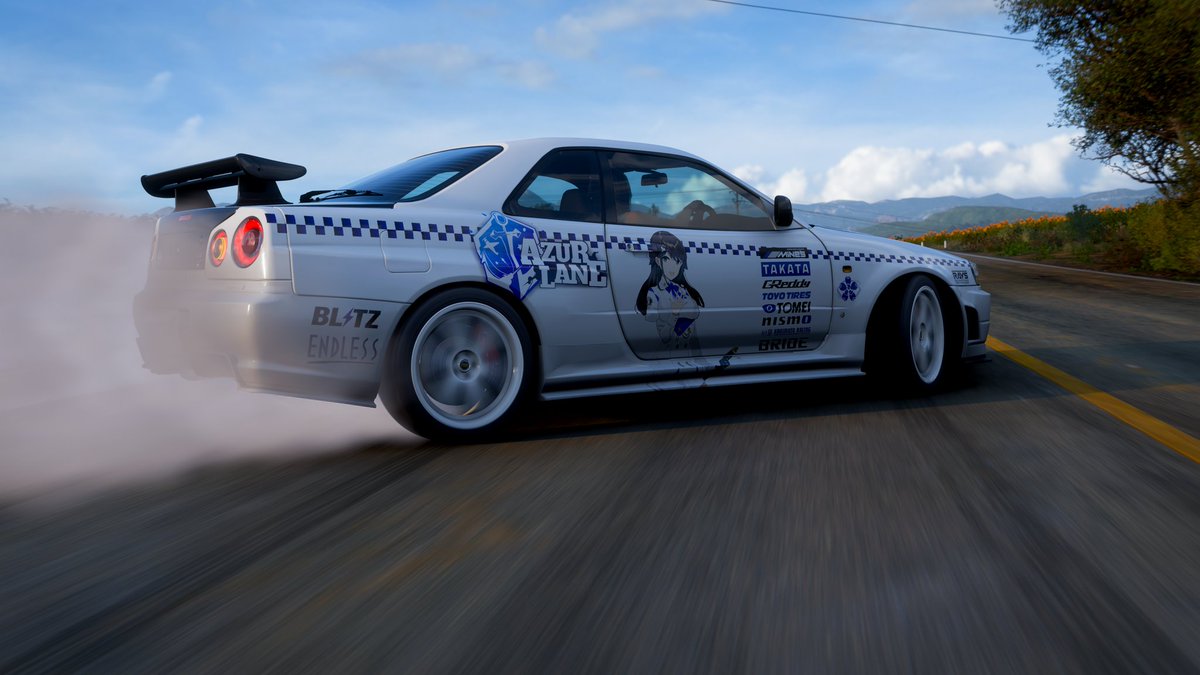 TheSpeedFactor1's tweet photo. Forza Horizon 5
Choukai R34 Skyline
#ForzaHorizon5 #AzurLane #AzurLane4thAnniv #Itasha #Choukai #R34Skyline https://t.co/EGb1jp9YoO