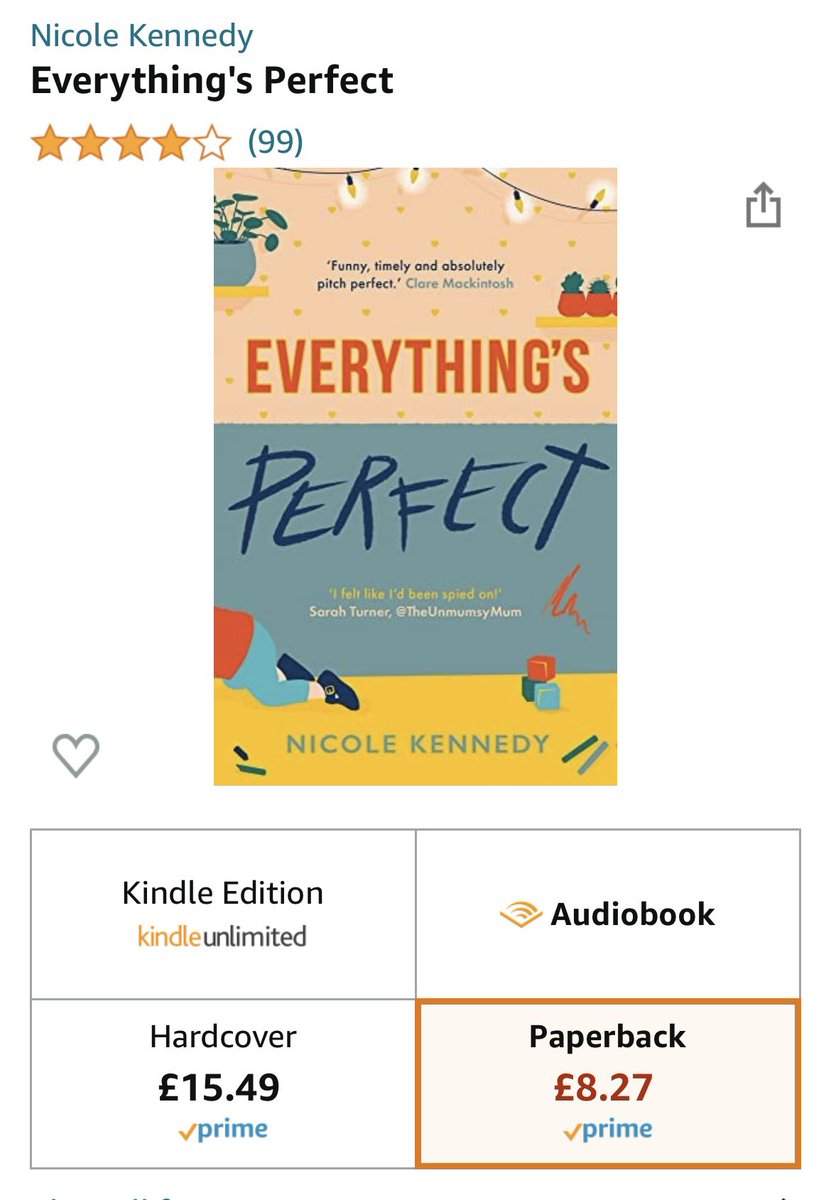 kitconwayauthor's tweet photo. My first book baby, finally at almost 100 reviews! π
If you enjoyed #EverythingsPerfect (or #AfterParis) please do leave a review. It helps other readers find the book ππ»π https://t.co/jaV1FYGeCA