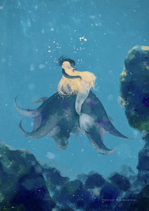 人魚姫 のtwitterイラスト作品 人気順