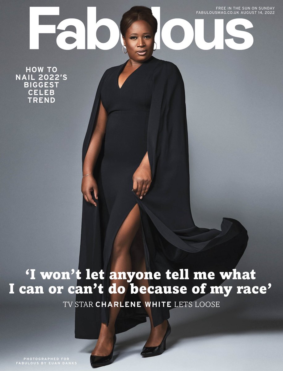 CharleneWhite's tweet photo. I’ve woken up a cover girl… thanks @Fabulousmag 💕

https://t.co/WDDXMtzHUR https://t.co/5cegTMIK96