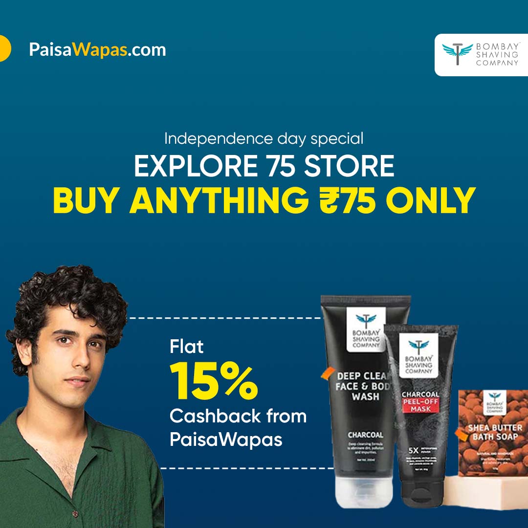 paisawapas's tweet image. Bombay Shaving Independence Day Special 😍

✅Buy Anything ₹75 Only 
+
✅Flat 15% Cashback From Paisawapas

✅Shop Now 

#paisaWapas #bombayshavingcompany #bombayshaving #mensfashion #beard #facials #facecare #faceoil #faceserum #weekendvibes #weekendpost #instagood