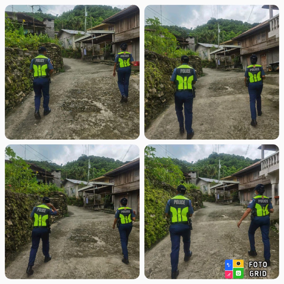 gal_pnp's tweet photo. @gal_pnp @pnppro1 @pnpdpcr @isurppo @PIOPRO1 August 14, 2022 Personnel of Galimuyod MPS conducted foot patrolling at far flung barangays particularly at Brgy San Vicente, Galimuyod ,Ilocos  Sur to preempt any nefarious acts of lawless element/s. https://t.co/OLicdEmdSA