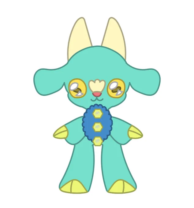 タイニーアパルトマン・ぬいメーカーで遊んでみたよ!   #カンツァーこうぼう #TAぬいメーカー可愛いヤギさん! 