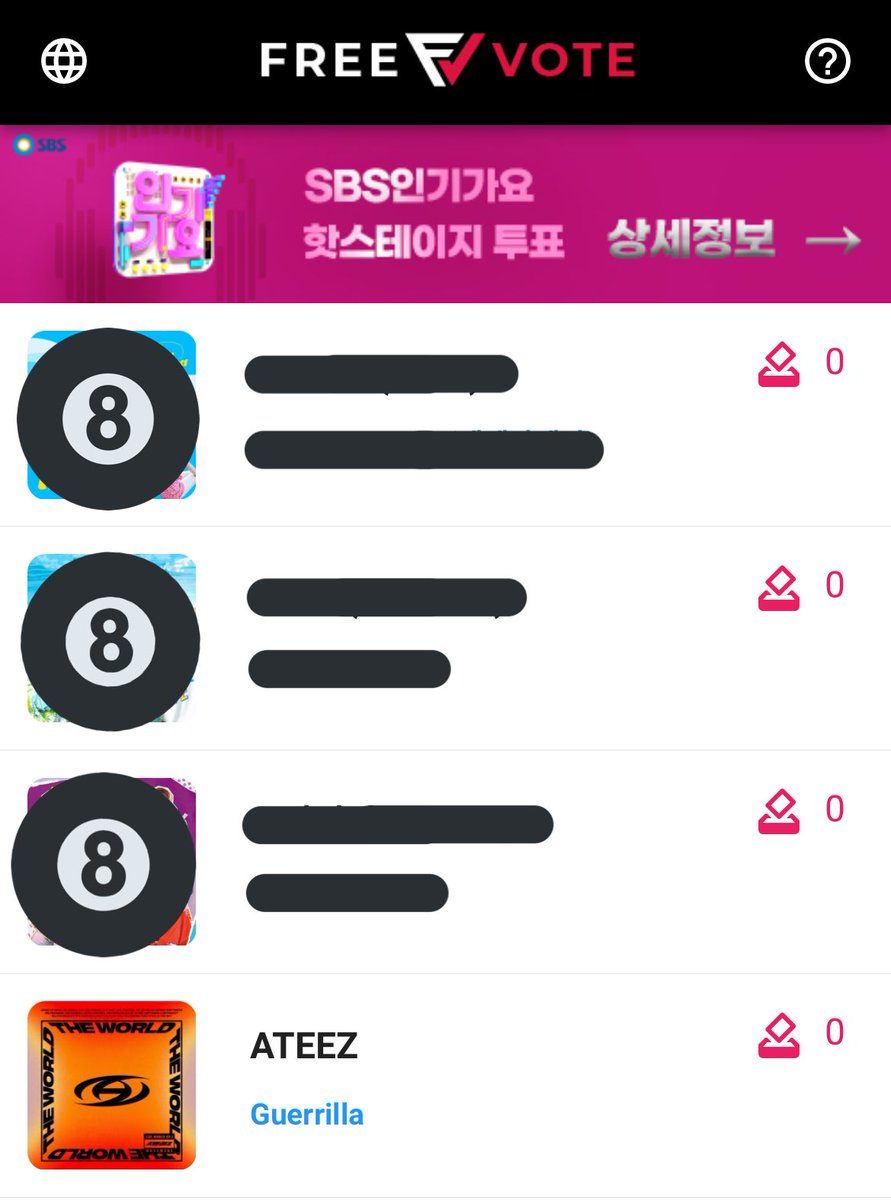 Das Voting für den Hot Stage Award nächste Woche öffnet bald auf Freevote. 

freevote.kr/broadCast/0000…

ATEEZ sind wieder mit #Guerrilla nominiert, wenn ihr könnt stimmt also gerne wieder ab!

#ATEEZ #에이티즈 <a href="/ATEEZofficial/">ATEEZ(에이티즈)</a>