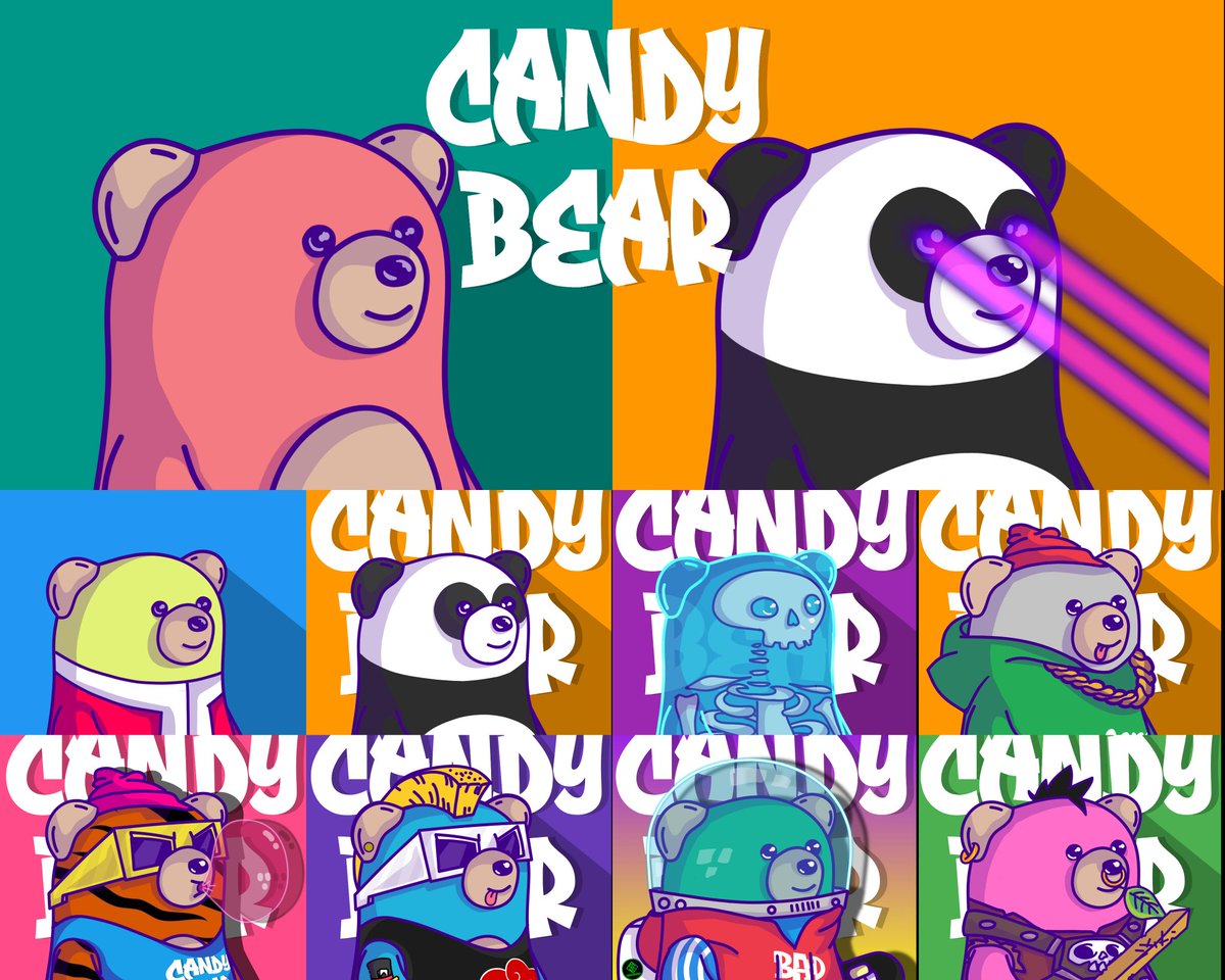 10 CANDY BEAR cards are available now..check them out..🐻🐻🐻
paras.id/collection/can…

@ParasHQ <a href="/NEARPhilippines/">NEAR Philippines I Create Without Limits</a> 
@Fil_ArtistGuild
<a href="/NEARProtocol/">NEAR Protocol</a> <a href="/NearNft/">NEAR NFT News Club (20K)</a> @NEARnft_feature #NEARcollector 
#NFTCommunity #NEARnft #parasHQ #PARASnft #NFTThaicommunity
