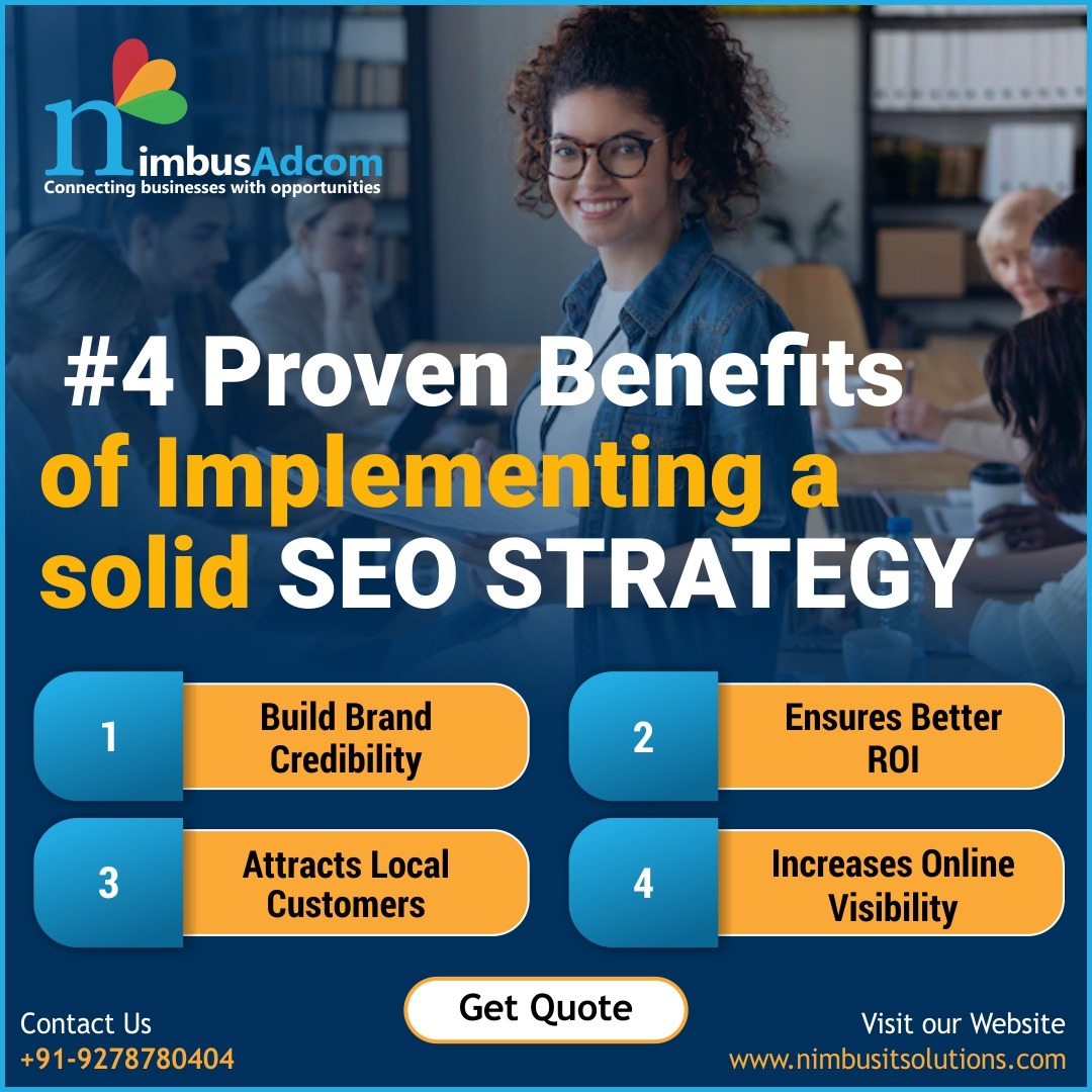 NimbusAdcom's tweet photo. It’s increasingly clear that quality of content, the quantity of content, and distribution of content is the name of the SEO strategy game and we are the master of it.
Get our services today: +91- 9278780404

#NimbusAdcom #NimbusAdcom #brandpromotion #digitalmarketing #seoservice https://t.co/8bBPpBgF3r