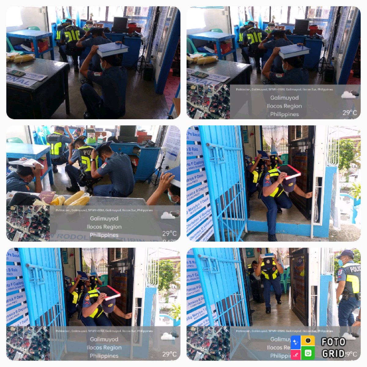 gal_pnp's tweet photo. @gal_pnp @pnppro1 @pnpdpcr @isurppo @PIOPRO1 August 14, 2022 Personnel of Galimuyod MPS conducted the scheduled disaster preparedness (earthquake drill ) at Galimuyod Municipal Police Station. This activity serve to be alert at all times and ready during the unexpected disaster. https://t.co/JSXjXq40nZ