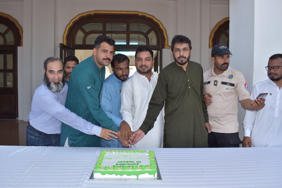 PmuKartarpur's tweet photo. Independence Day Celebration at PMU Kartarpur Corridor #PMU #KartarpurCorridor #GovtPak
#جشن_آزادی__مبارک https://t.co/Z2GeGXOFiN