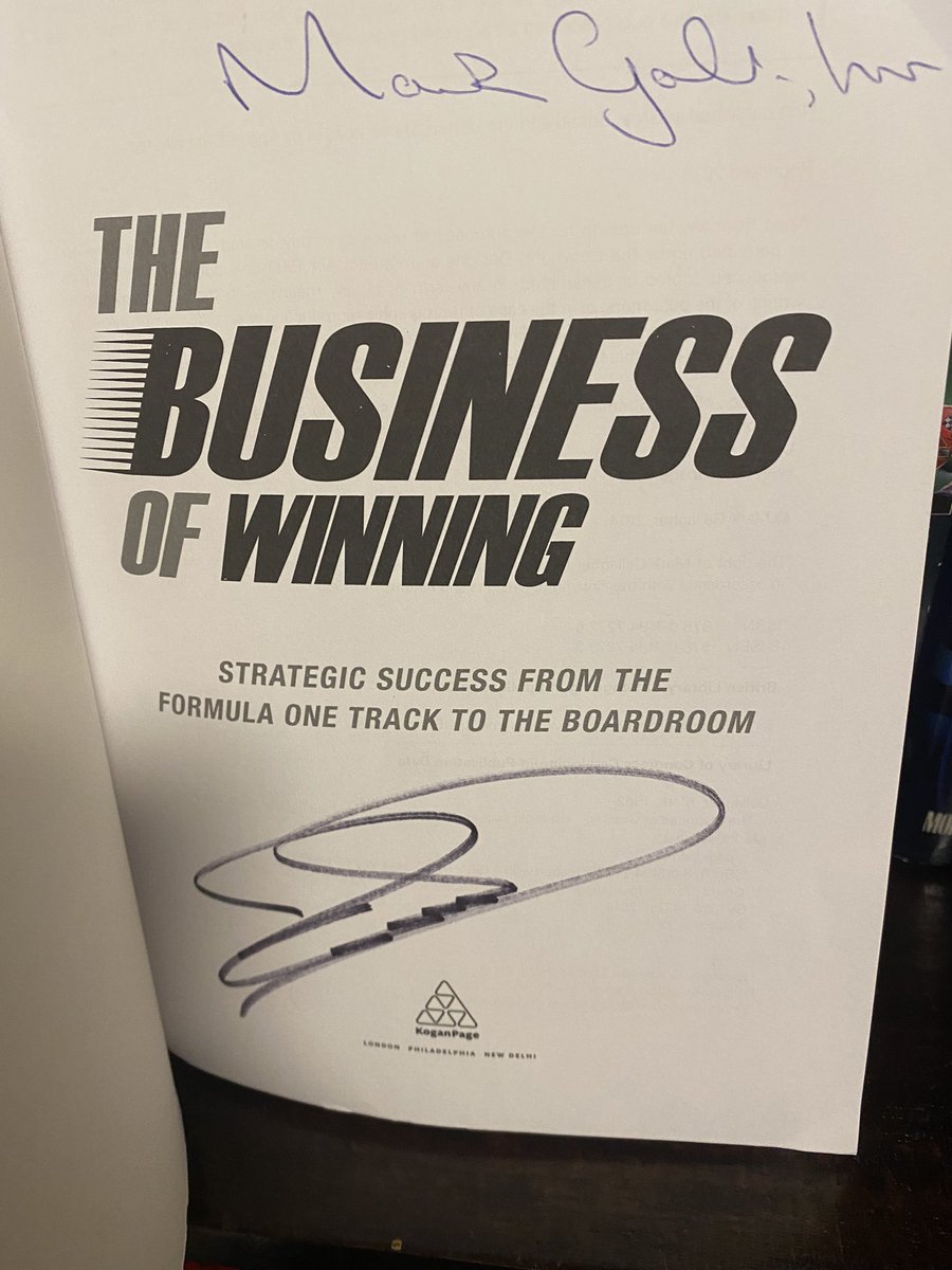 F1Podcast's tweet photo. Really enjoying this book, thank you @_markgallagher it’s a great idea! Highly recommended reading. I was fortunate to pickup a copy signed by Mark and DC! #F1 #F1book 😀 https://t.co/pyEL9tIznf