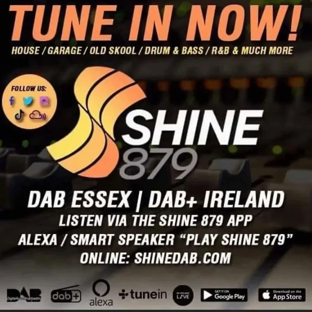Live today 4pm gmt shinedab.com  <a href="/deejaylaren/">DEEJAY LAREN</a> b2b Adam Knight on that #musical journey #Shine #dab #Radio #live #djs #oldskool #worldwide #download the #app #alexa play shine 879