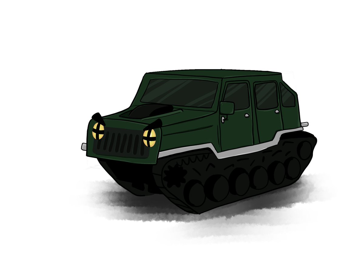 LiveFeedPodcast's tweet photo. Stage 3
Name: Trukkunna
Type: Steel/Dark

The "Soul" of this pokemon is powerful enough to trancend toy cars and form it's own body around itself.  This pokemon is a driveable all terrain utility vehicle. https://t.co/XvYGRFSN9b