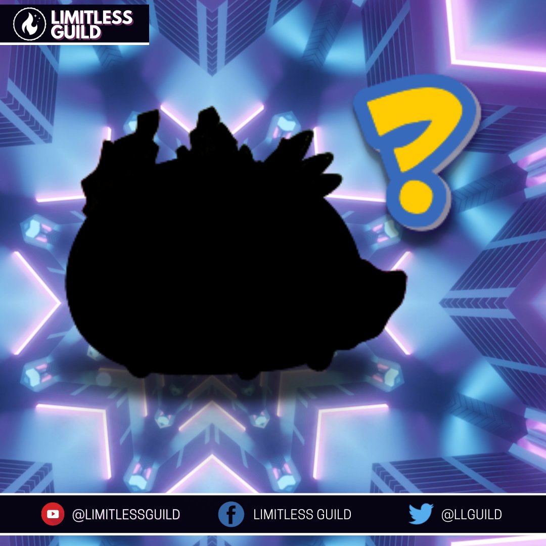 Are you ready for the LLG Meta Axie reveal #2 ❓

Guess it, name it, and you may win ❗

✅ Follow <a href="/LLGuild/">☀️ LedgerLegends</a>
✅ Comment the 4 parts of the Axie and what you want to name it
✅ Retweet this Post
✅ Join our Server discord.gg/llgmobius

🗓️ Winner within 24 hours!

#AxieInfinity