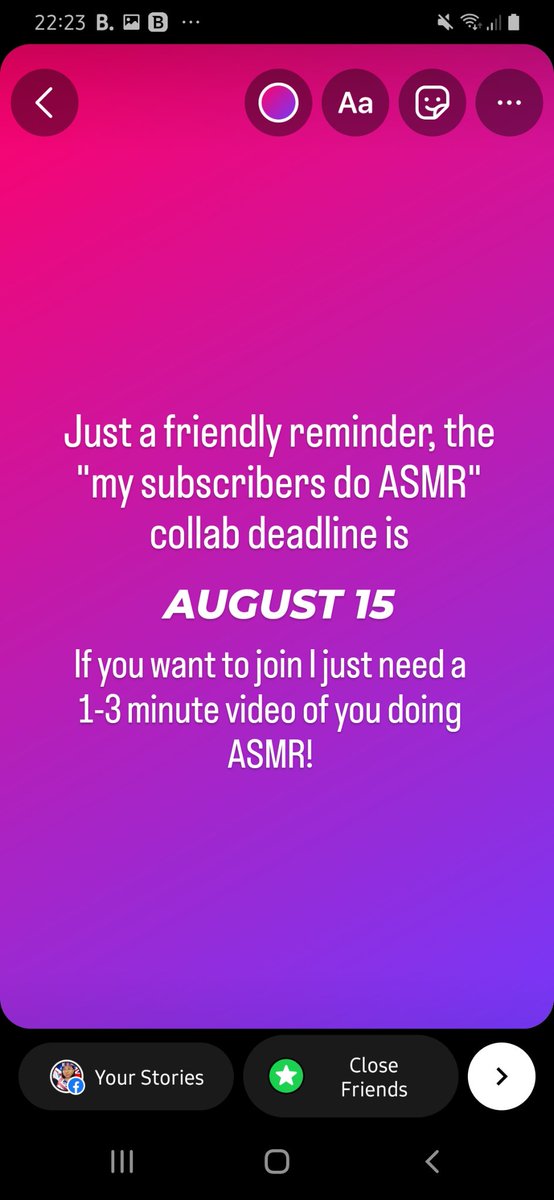 MisschicAsmr's tweet photo. Just a friendly reminder, there's still a bit of time to get involved if you want to!
#asmrcollaboration #asmrcollab #mysubcribersdoasmr #mysubscribers #asmrgroup #groupcollab https://t.co/ORZlNP8DeP