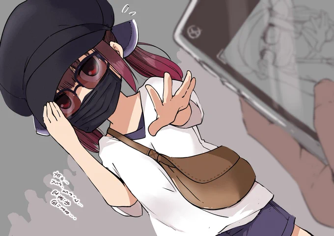 コミケにお忍びで来たきりたんのコスプレしたきりたん...? 