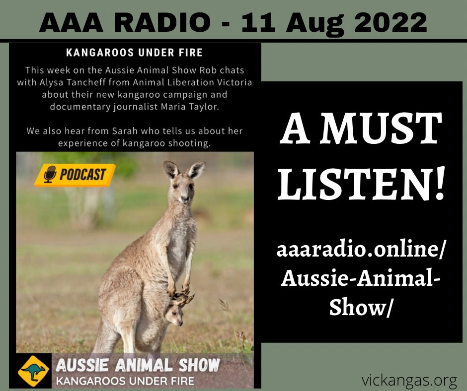 VicKangaroos's tweet photo. We highly recommend this compelling episode from @AnimalsRadio
https://t.co/veTfsBybGM
#stopkillingkangaroos #colonialism #endwildlifetrade #ecocide #kangaroo #kangaroos #australia #aussiewildlife #kangarooleather #kleather #kangaroomeat #doyouroo #animalcruelty #victoria https://t.co/ma2RLjATeq