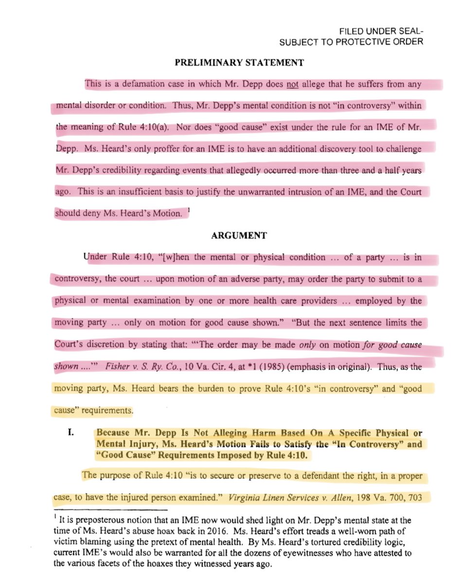 xanonunknown's tweet photo. Yellow is what this user originally showed. The pink is what they chose to omit. Please go read the documents yourself. No matter who you believe in this case, this kind of manipulation is disingenuous. 

#DeppVsHeard #AmberHeard #JohnnyDepp

🔗 https://t.co/kjiOxb4sYx https://t.co/RNxBPItRmr