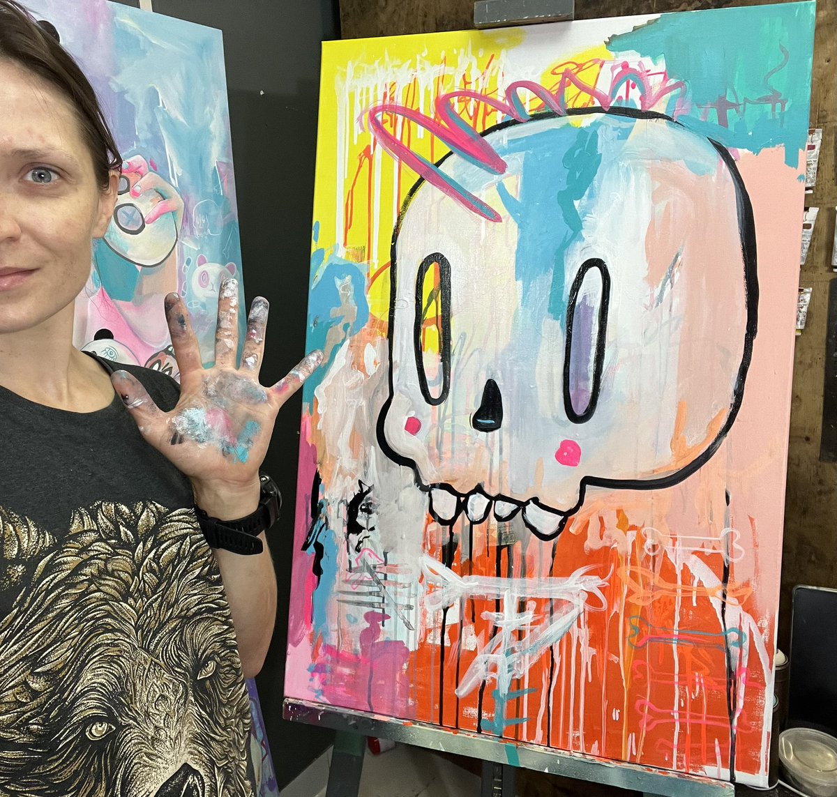 Mia0Hawk's tweet photo. Prepping for an exhibition soon. Details to come. And hope to see you there 😘 https://t.co/5NRQInk587