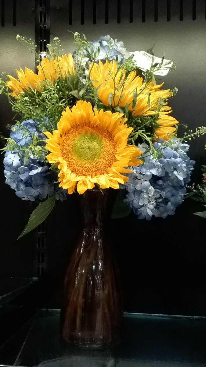 RaymorePC's tweet image. We have beautiful arrangements designed by Olivia and Diana in our cold display case in our Floral department! 💐✨ #floral #floralarrangements #weddings #specialevents #flowers