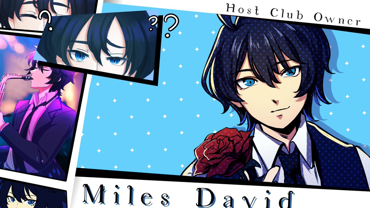 MilesDavidVT's tweet photo. THE REBRAND ARC CONTINUES!-

Hey there, my name is Miles David! 😉 Host Vtuber and owner of the newly named host club, The Space Between! It's wonderful to meet you~ 

Do you have a mind for business... or pleasure?  🎷🎺

🎨: @/lizziescribblee 

#Vtuber #VCarePackage #MileSketch https://t.co/8EB88Iba1j