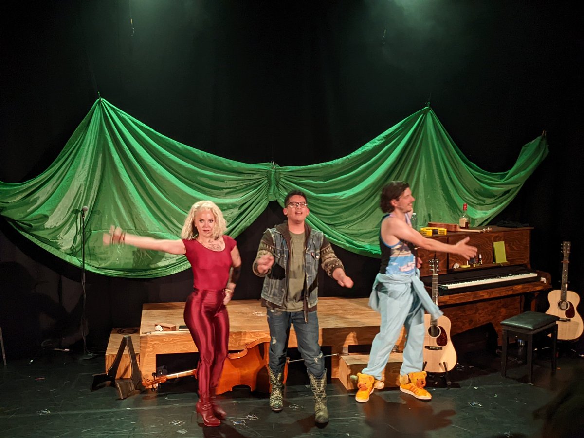 Spine-tingling songs and funny, heartfelt gay fantasy action romance from #lizardboymusical at <a href="/Gildedballoon/">Gilded Balloon</a> Patter Hoose, well worth checking out! #edFringe22