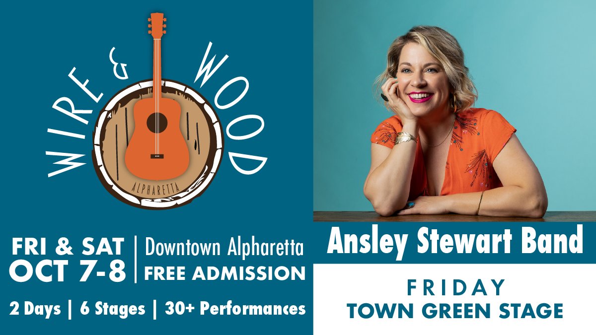 The Ansley Stewart Band brings their soulful Americana sound to Wire & Wood on Friday, October 7. The Atlanta-based band has become a fixture in the local music scene over the past seven years and has opened for soul queens Mavis Staples and Gladys Knight.
