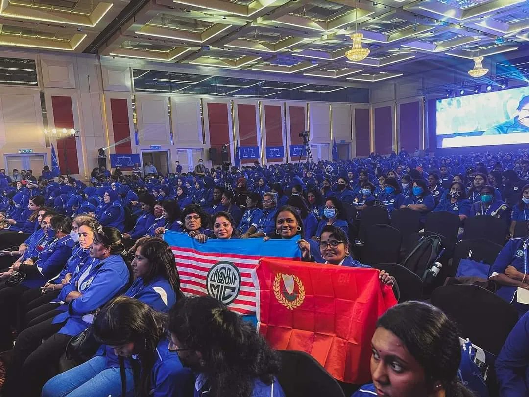 AnanthanSoma's tweet photo. Konvensyen Wanita Barisan Nasional di Aras 2, Dewan Tun Hussein Onn,World Trade Centre, Kuala Lumpur.

#DrSAnanthan #TYTTSV #BN #MIC #MICKedah #keluargamalaysia
#KonvensyenWanitaBN
#KestabilanDanKemakm https://t.co/nREm3KGEY7