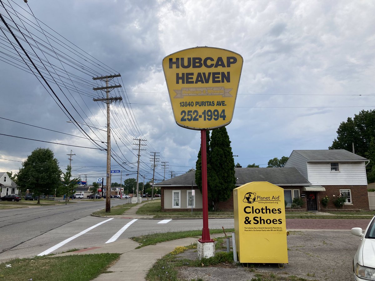 John Skrtic on Twitter "Hubcap Heaven. 13836 Bellaire Rd, Cleveland
