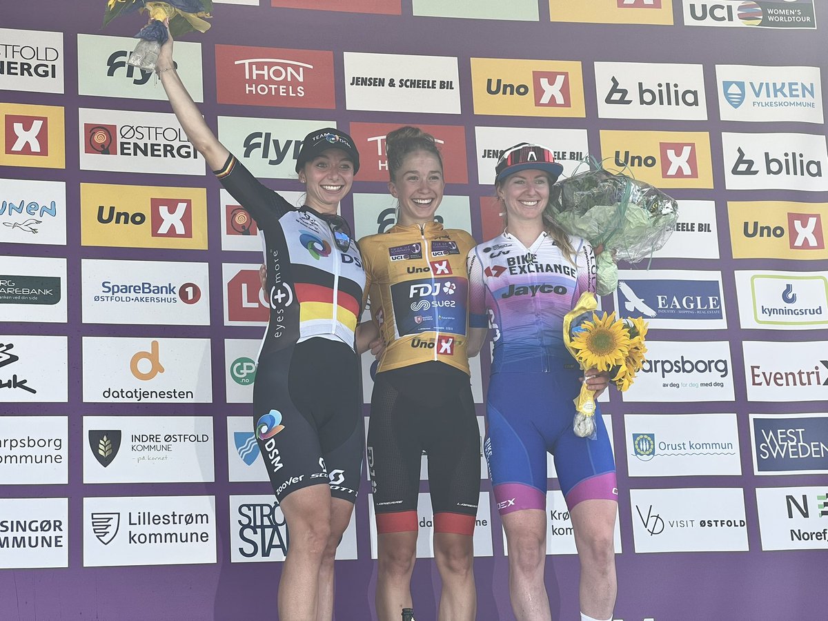 GC CLASSIFICATION🇩🇰🇸🇪🇳🇴

🥇@CUttrupLudwig 🇩🇰 @FDJ_SUEZ_Fut 
🥈@LianeLippert 🇩🇪 @TeamDSM 
🥉@alex_manly 🇦🇺 @GreenEDGEteam 

#TOSC #tourofscandinavia