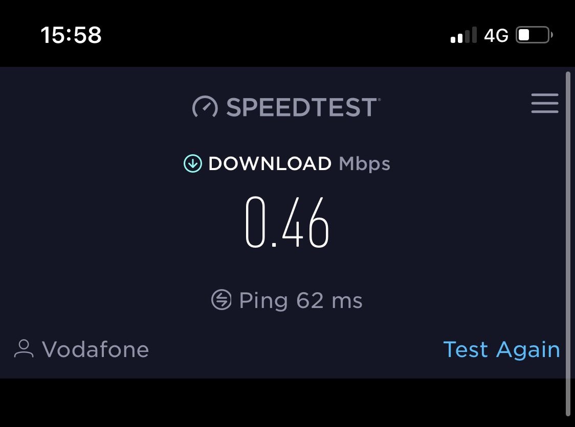 cenapd's tweet photo. @VodafoneTR ‘nin Silivri’de cozulemeyen mukemmel hizi. Gunun her saati bu sekilde. @VodafoneDestek https://t.co/12IAv4vngQ