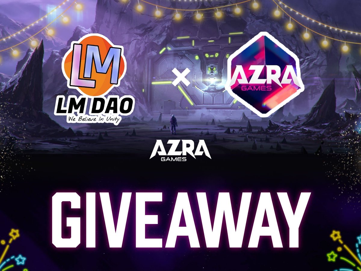 LMAlphaX's tweet photo. 😱 Hyped Wl Giveaway! ⚡ 

We are teaming up with @AzraGames to #Giveaway- 
😍 ×10 WL SPOTS For Their Upcoming NFT Mint!🔥

To Win 🏆➡️
✅ Follow @dao_lm and @AzraGames
✅ Like, RT &amp; Tag 5 Friends
✅ Join: https://t.co/YiAxYgxXBq

Ends in 24H.⏰

#ETH #NFT #airdrops #NFTGiveaway https://t.co/0i71nvukIQ