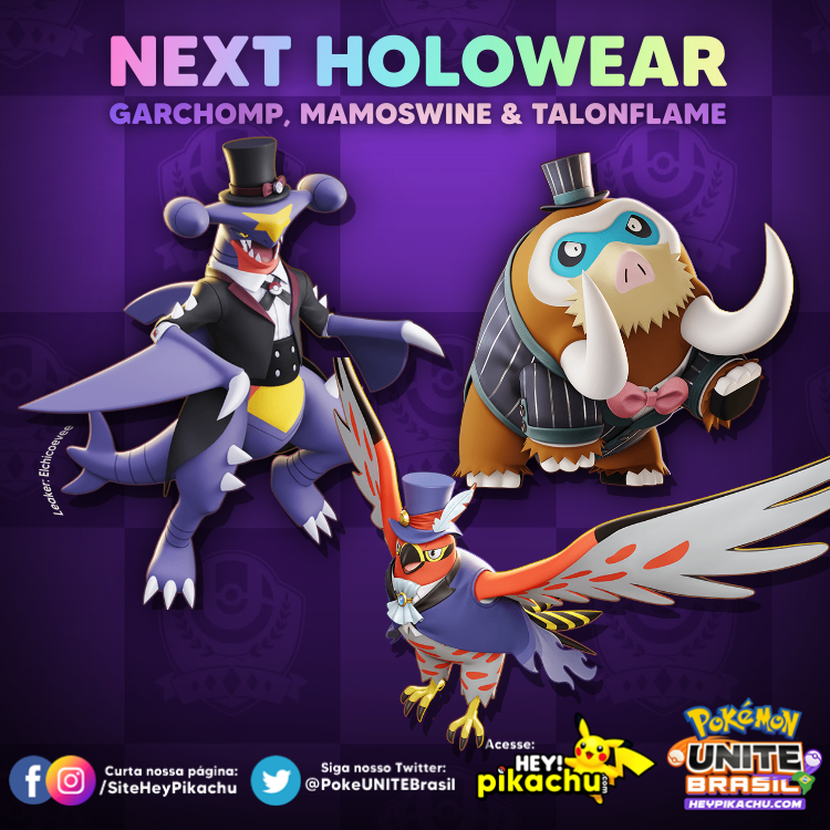 Pokémon UNITE Brasil (News) 🟢 on X: ◓ #Holowear de #Mew será destaque no  Passe de Batalha de setembro em #PokemonUNITE, além disso teremos uma roupa  e borda de avatar inspirada nessa