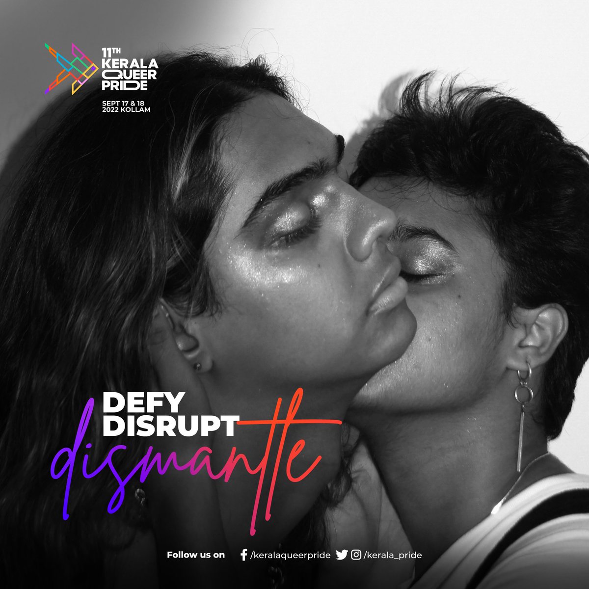 kerala_pride's tweet photo. Defy, Disrupt, Dismantle! 💃💪

#kerala_pride #pride #LoveAgainstHate
#കൊല്ലംകളറാകും 😇 https://t.co/e12GvcvNx5