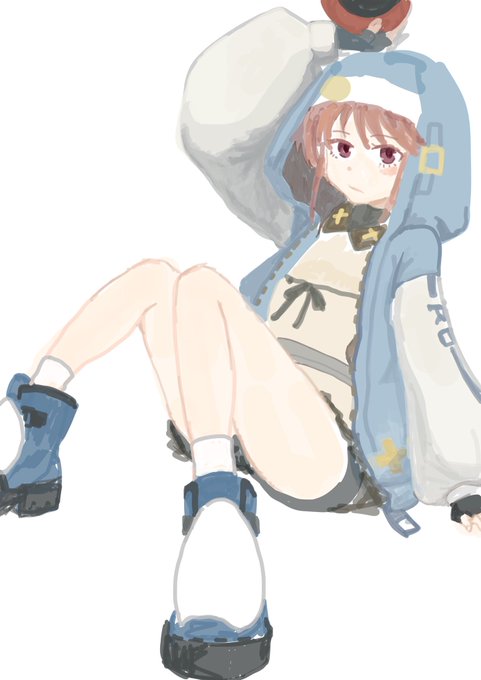 色おき。服の細部がよくわからない 