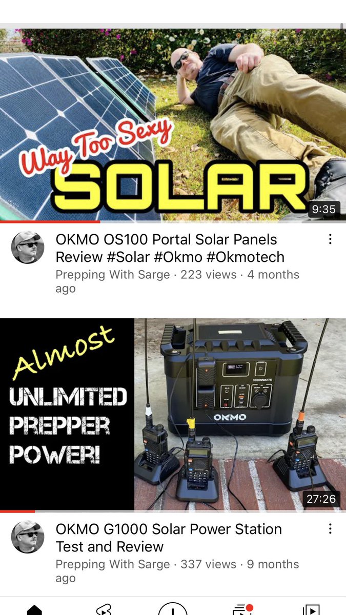 IamOnYoutube1's tweet photo. OKMO OS100 Portable Solar Panels Review #Solar #Okmo #Okmotech https://t.co/klYrXrqNYn via @YouTube @OkmoTech https://t.co/O8uE9M7YoL