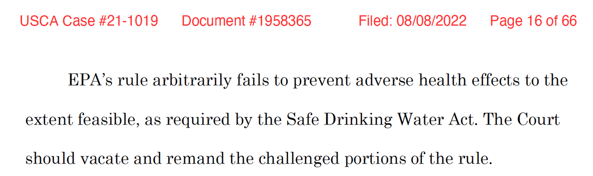 DrishtiEthics's tweet photo. New petition challenges EPA's 2021 revisions to the #LeadAndCopperRule for failing to provide adequate public health protections. Affected communities' 30+ year work on #LeadInWater is foundational to this development. Lead at the tap is indefensible. https://t.co/MJzFWcgFzU https://t.co/8oD4ybsr9G