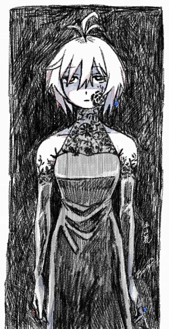 会場入りから開始まで暇だったので絵描いてた
狂い花の46ちゃんイメージ
#SiroArt 
