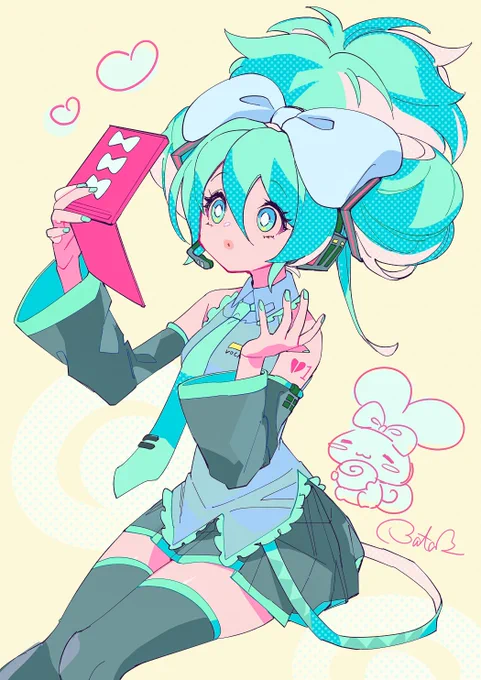 かわいくて描きたかった  #シナモンミク 