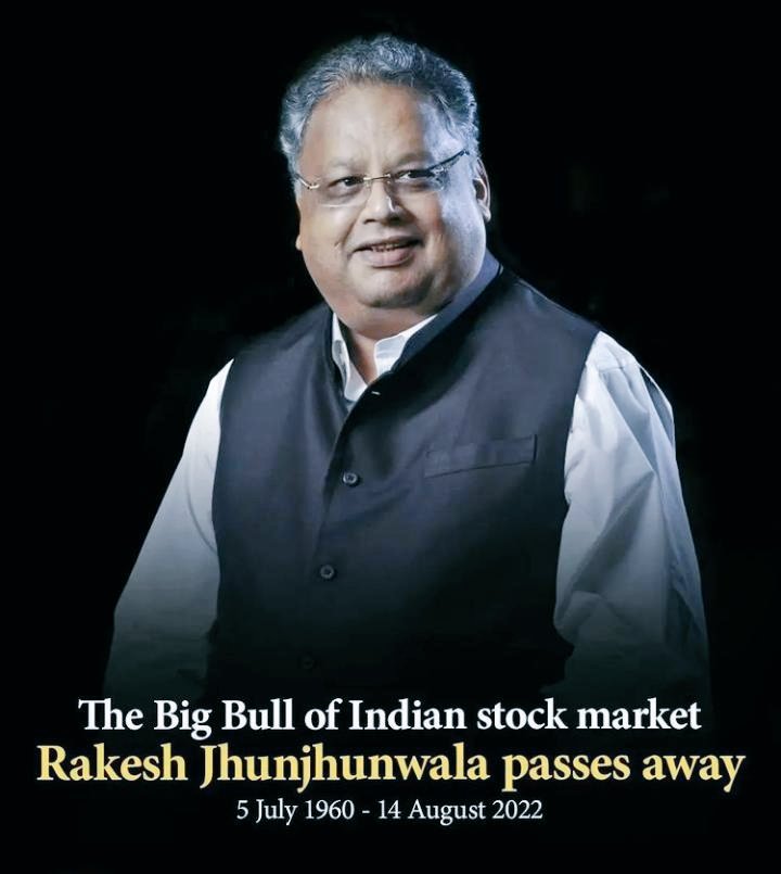 prabhakar8434's tweet photo. #RakeshJhunjhunwalaPassesAway 
RIP🙏 https://t.co/p1JpYYb5RU