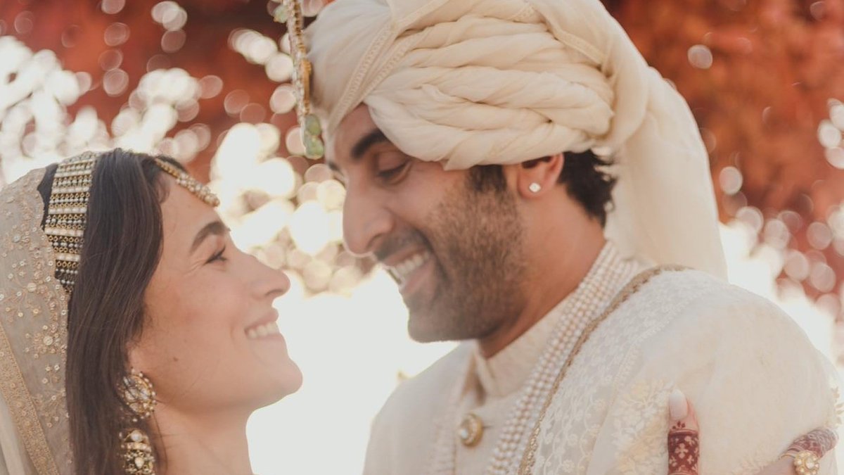 four months ❤️ #RanbirAliaWedding