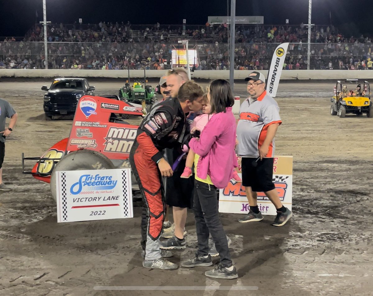 Congrats to Kyle Cummins on taking home the win at Tri-State Speedway!