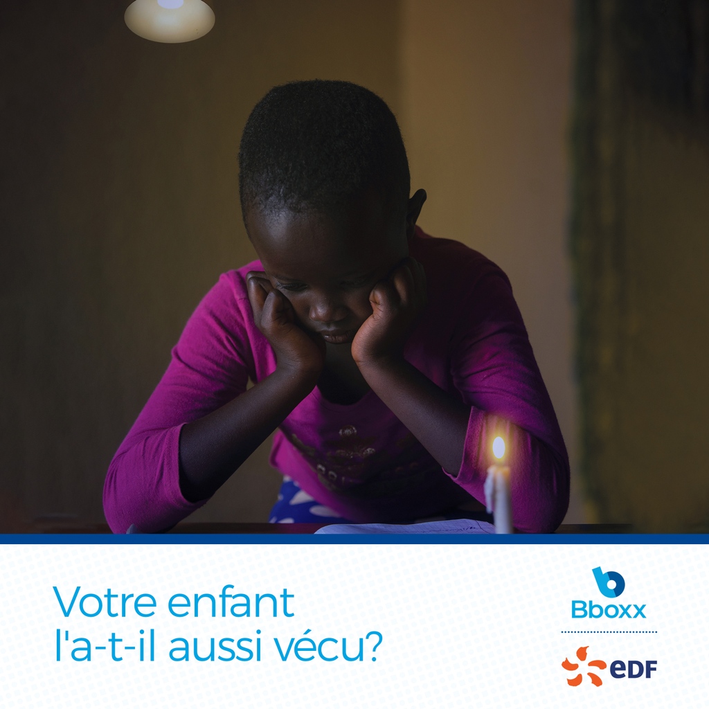 La rentrée se prépare dès maintenant !
Permettez aux enfants d’étudier dans de bonnes conditions en éclairant vos maisons avec des produits de qualité.
Faites le bon choix, choisissez les kits solaires Bboxx EDF !

#Bboxx #Kit solaire #Togo