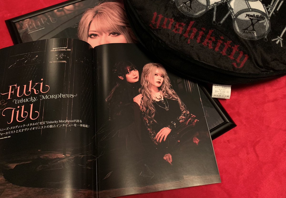 PinkSpider_X's tweet photo. METALLON73が届きました!🤟😝🤟アンキモのFukiさんJillさん特集なので買って良かった🤟😝🤟永久保存版だわぁ🥀♫🎻♬
#UnluckyMorpheus #アンキモ
#METALLON #Fuki #Jill https://t.co/nT2hT03iF3