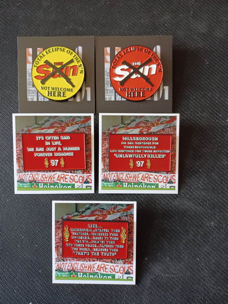 Badge collectors..

     GIVEAWAY

Please read the tweet thing carefully..

Set of 5 badges to be given away Friday26/8/22.

Follow me (just so I can DM if you win)
Follow <a href="/dframesyork/">Eventframing</a> as he has a superb (and cheap) raffle due very soon.
Retweet.
Think that's about it..