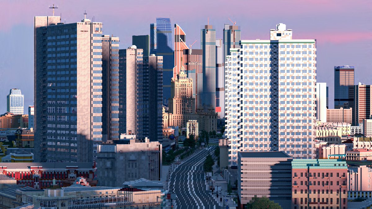 BTETeamcis's tweet photo. And now, the current progress of Moscow with a great view on Moscow-City through Novuy Arbat!
Renders by: Strelok12 https://t.co/S6gH5pLyJp