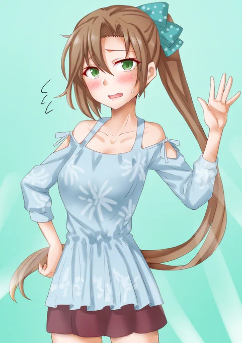 秋雲「ちょっ!秋雲さんじゃなくてー売り子さん撮りなさいよー!」#艦これ 