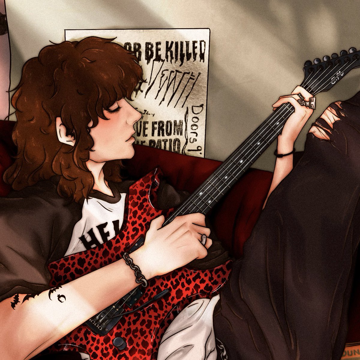 sunday mornings with eddie

#EDDIEMUNSON #strangerthings #fanart