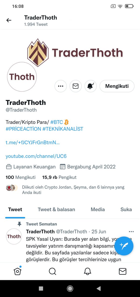 Luckyriegoaceh's tweet photo. @missufe @TraderThoth Done kak https://t.co/VocT8DCAWl