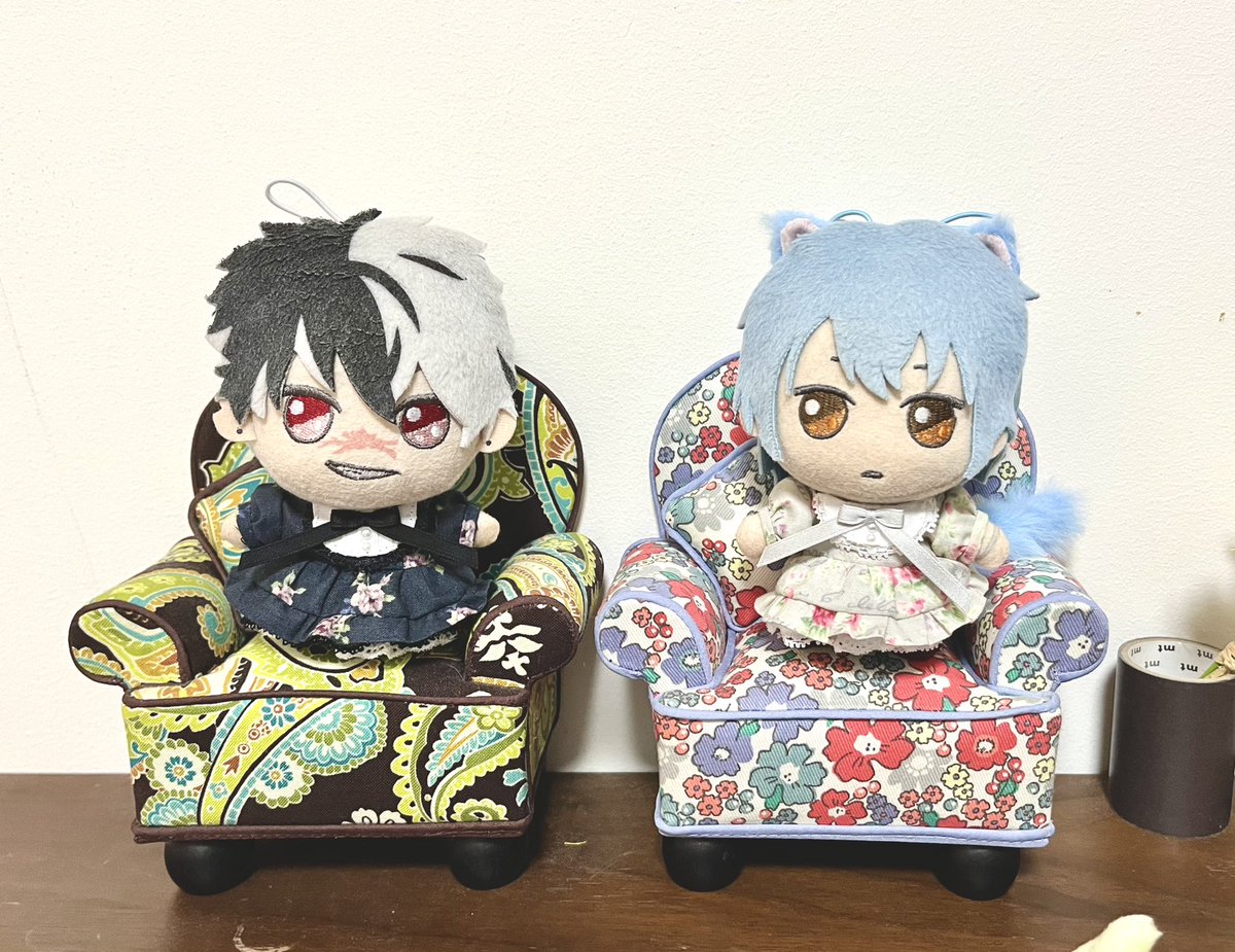 「白黒ロリータワンピースパフスリーブ理想的なバランスにできてうれしい～ 」|あほげのイラスト